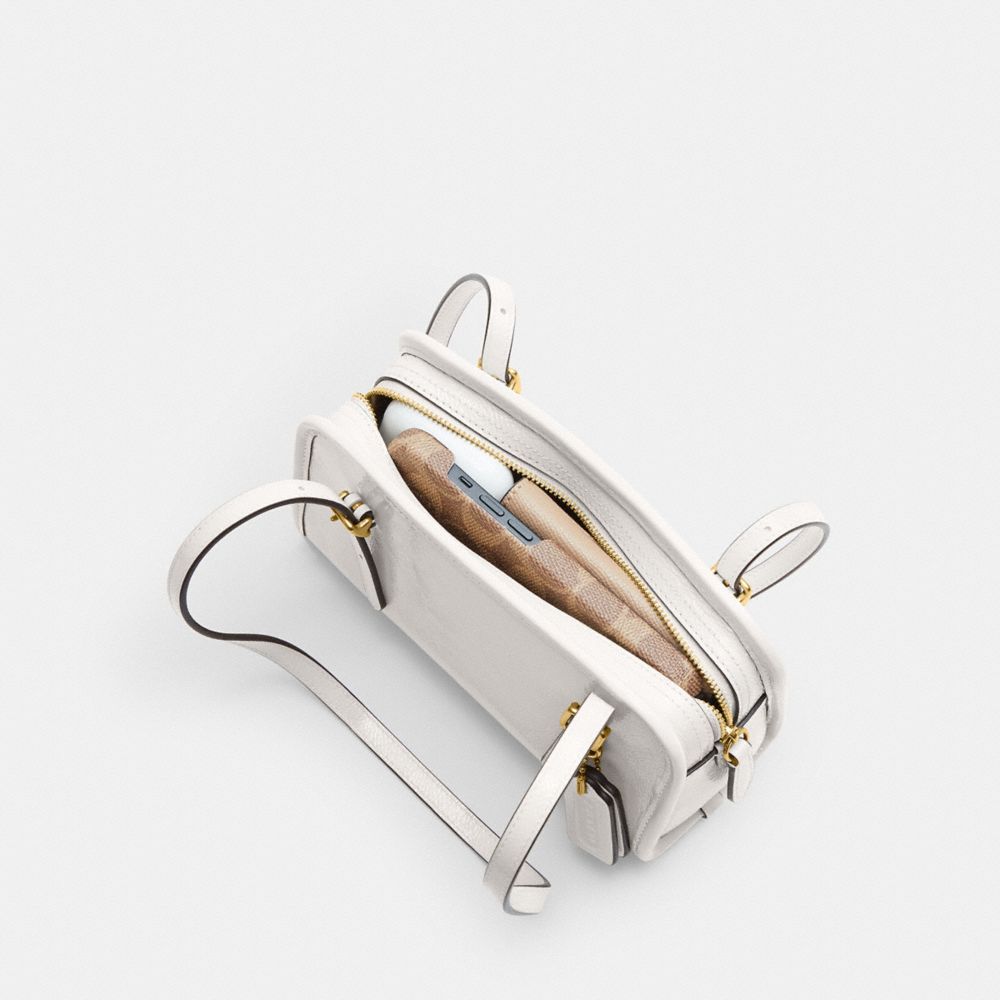 COACH®,Swing Zip Bag 20,,Inside View,Top View