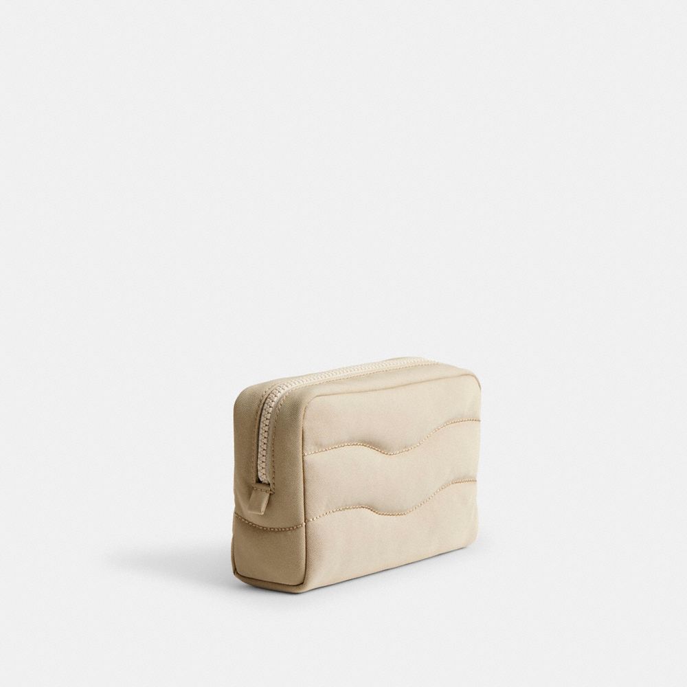 Coach Topia Loop Pouch In Recycled Polyester In Chino
