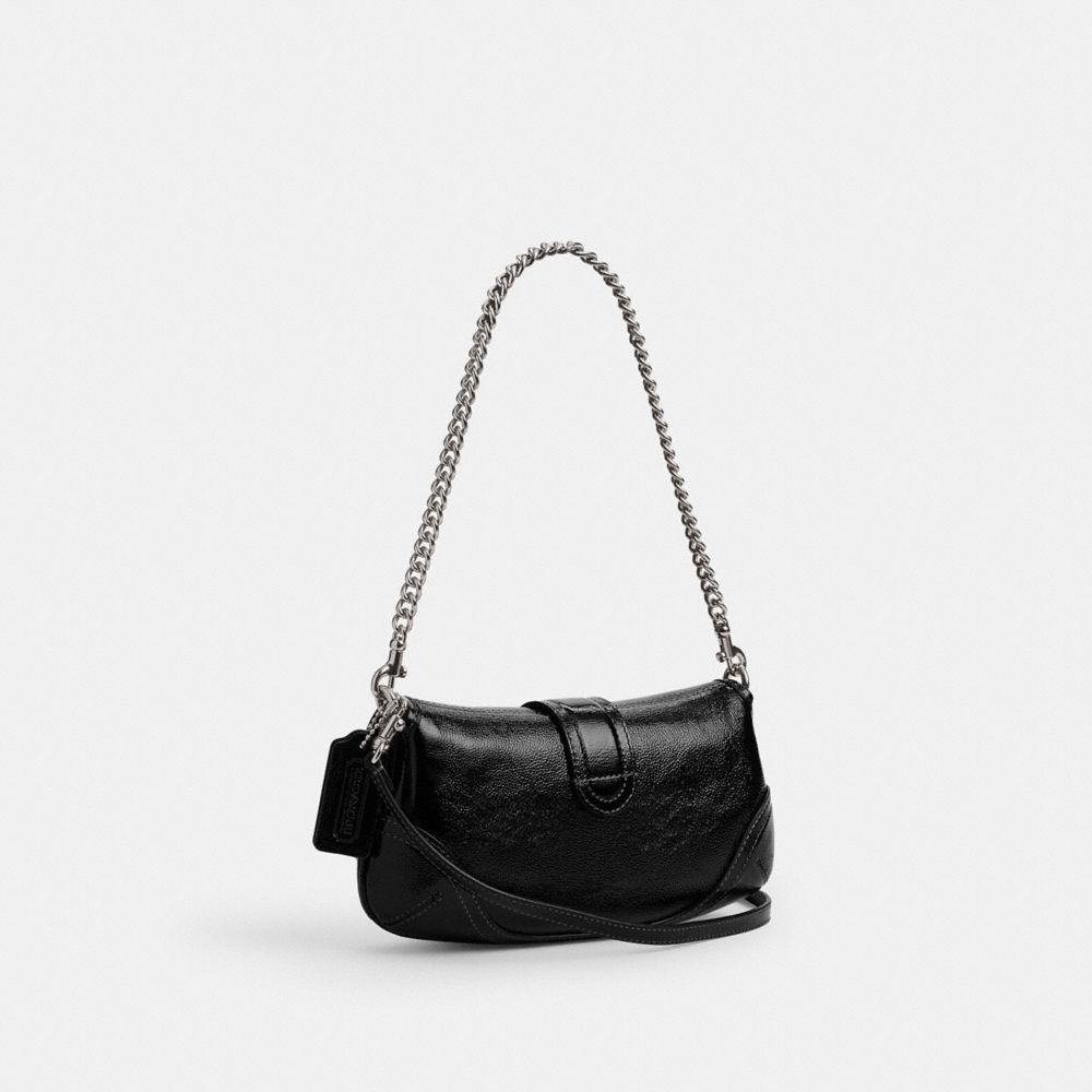 Coach Soho Bag 25 In Silver/black