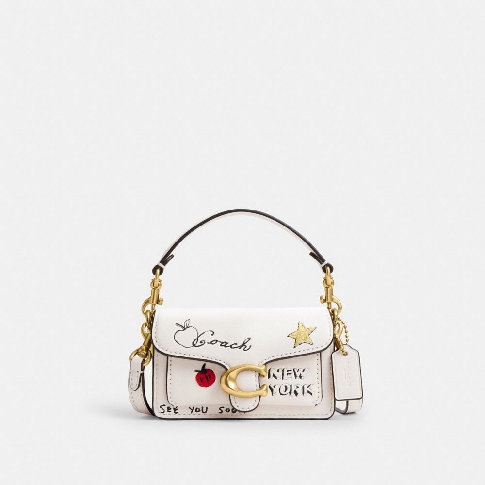 COACH TABBY BAG 12 WITH SKETCH PRINT 