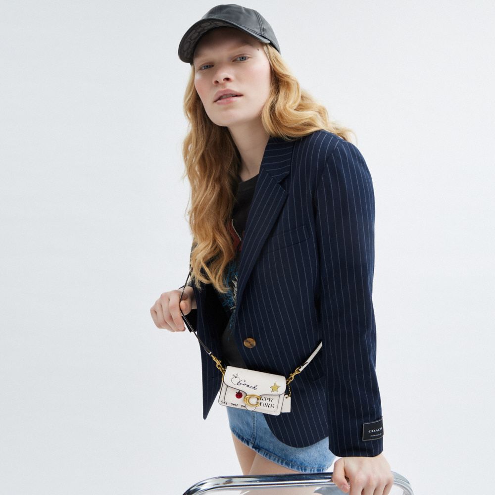 COACH TABBY BAG 12 WITH SKETCH PRINT 