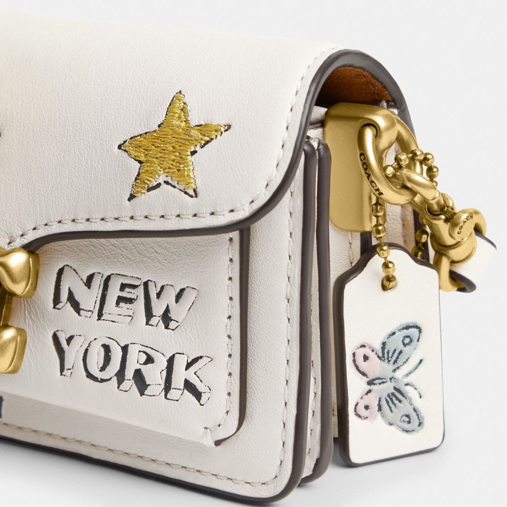 COACH TABBY BAG 12 WITH SKETCH PRINT 