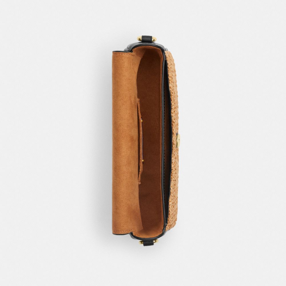 COACH®,SAC À RABAT HAILEY,Im/Toast/Noir,Inside View,Top View