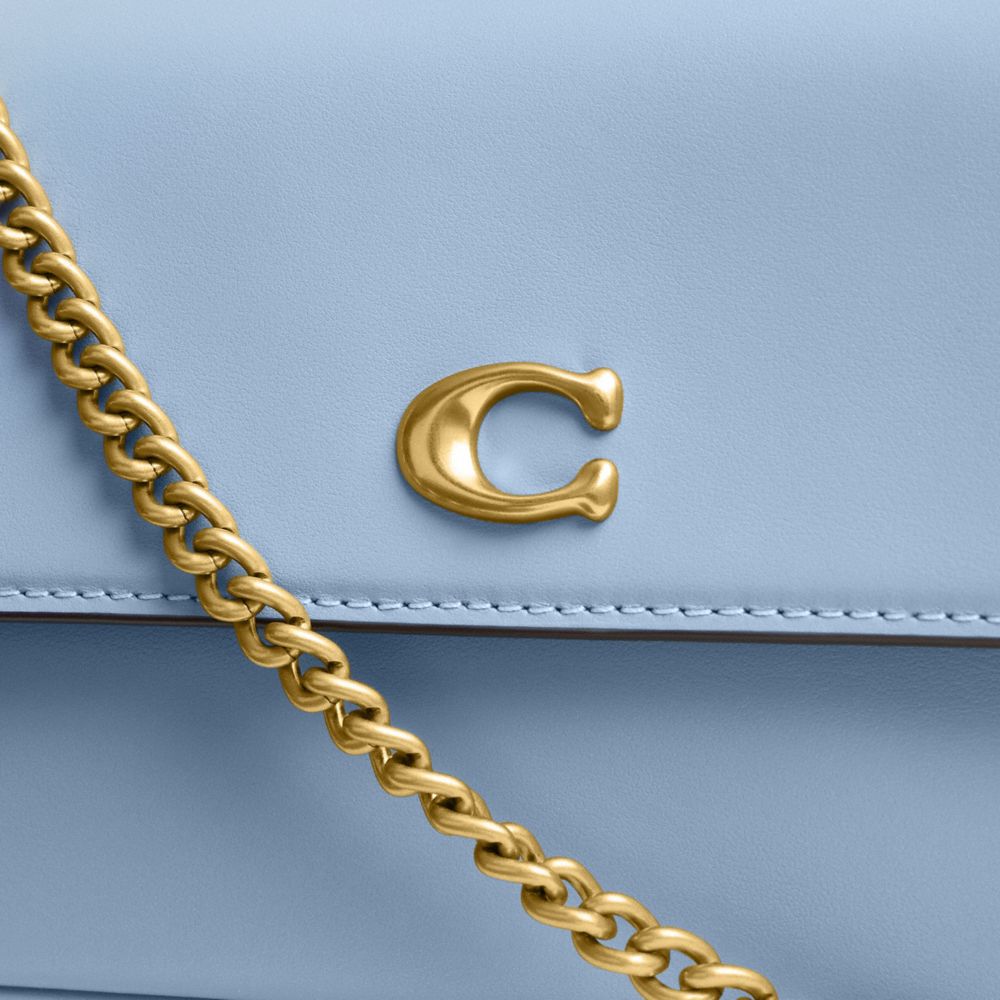 COACH BROOK FLAP CHAIN BAG 