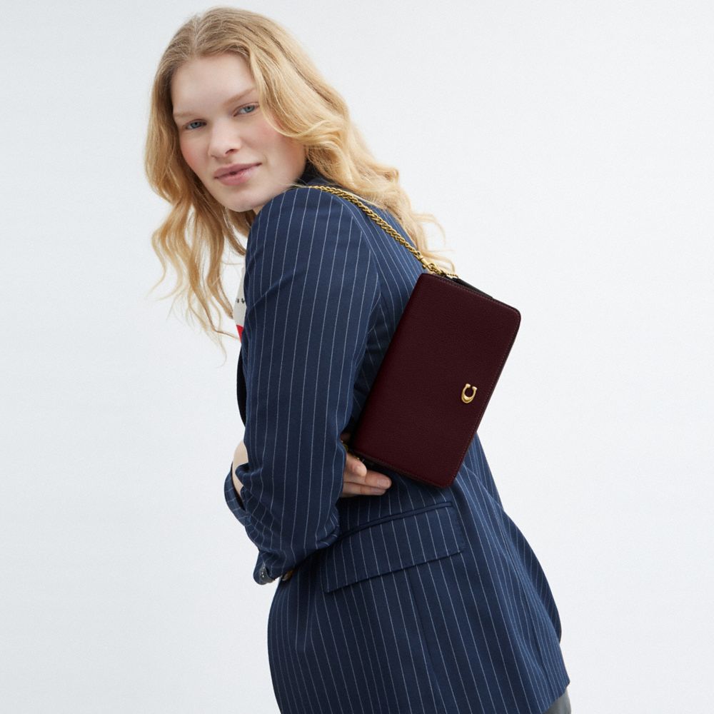 Coach Mila Crossbody Bag With Signature Canvas In Multi