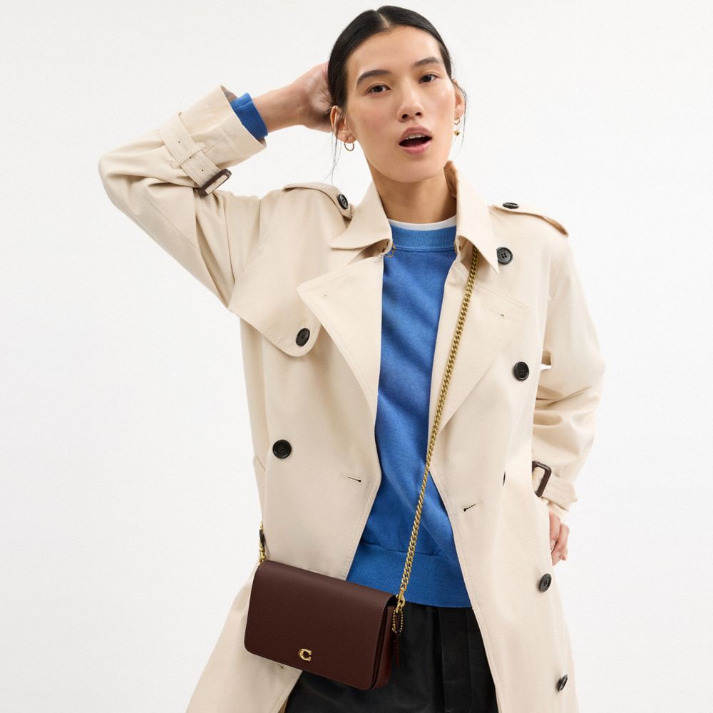COACH®,Mila Crossbody Bag,Crossbody,Metal,Logo,Day Party,Brown