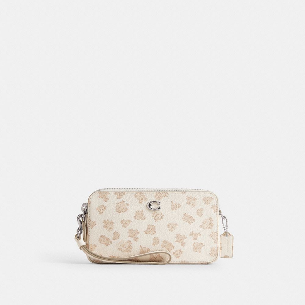 COACH®,Kira Crossbody Bag With Floral Print,,Front View