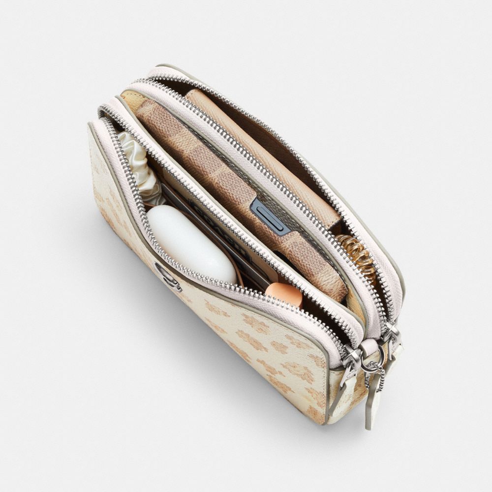 COACH®,Kira Crossbody Bag With Floral Print,,Inside View,Top View