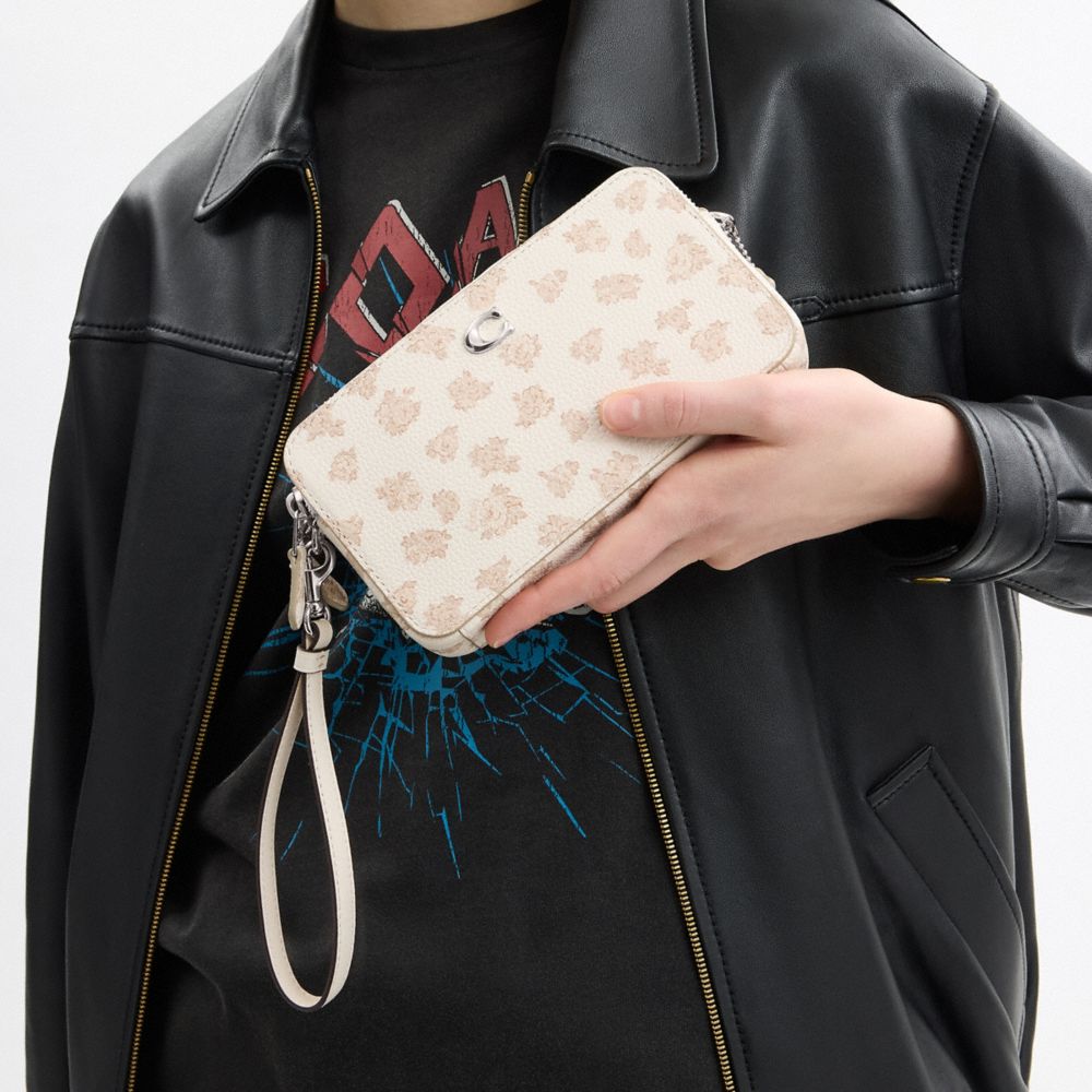 COACH®,Kira Crossbody Bag With Floral Print,,Detail View