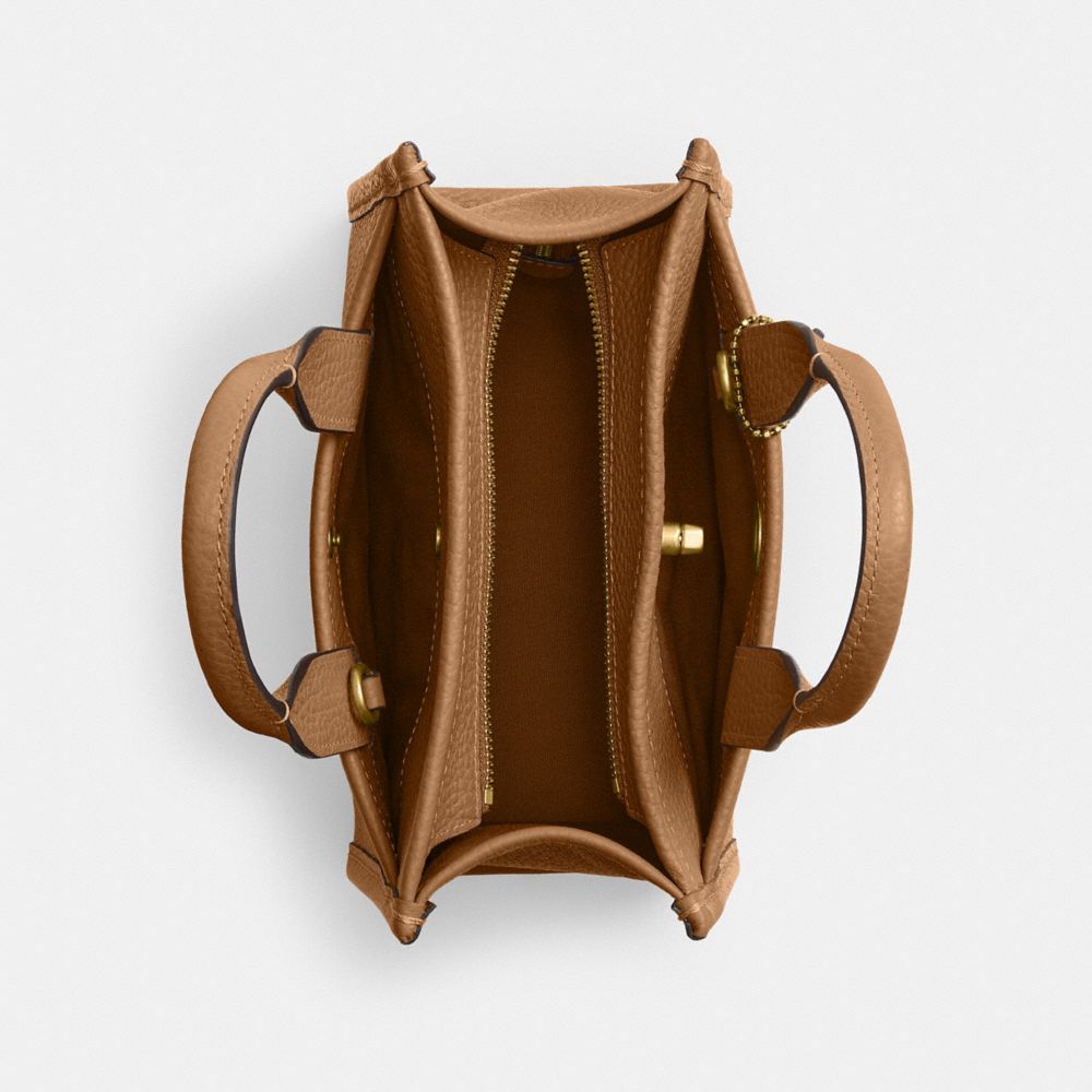 COACH®,Cargo Tote Bag 20,Recycled Polyester,Tote,Brass,Casual,,Inside View,Top View