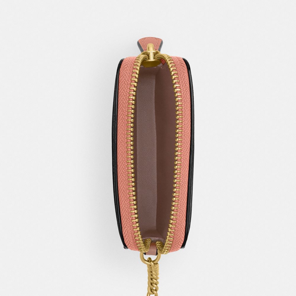 Coach Essential Chain Card Case In Signature Canvas — фото 3