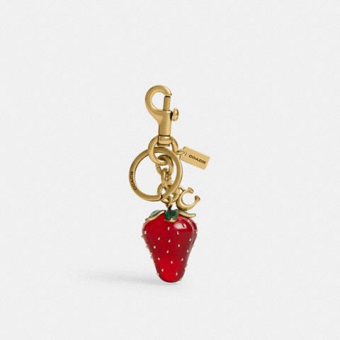 Женские брелоки Coach Strawberry Bag Charm