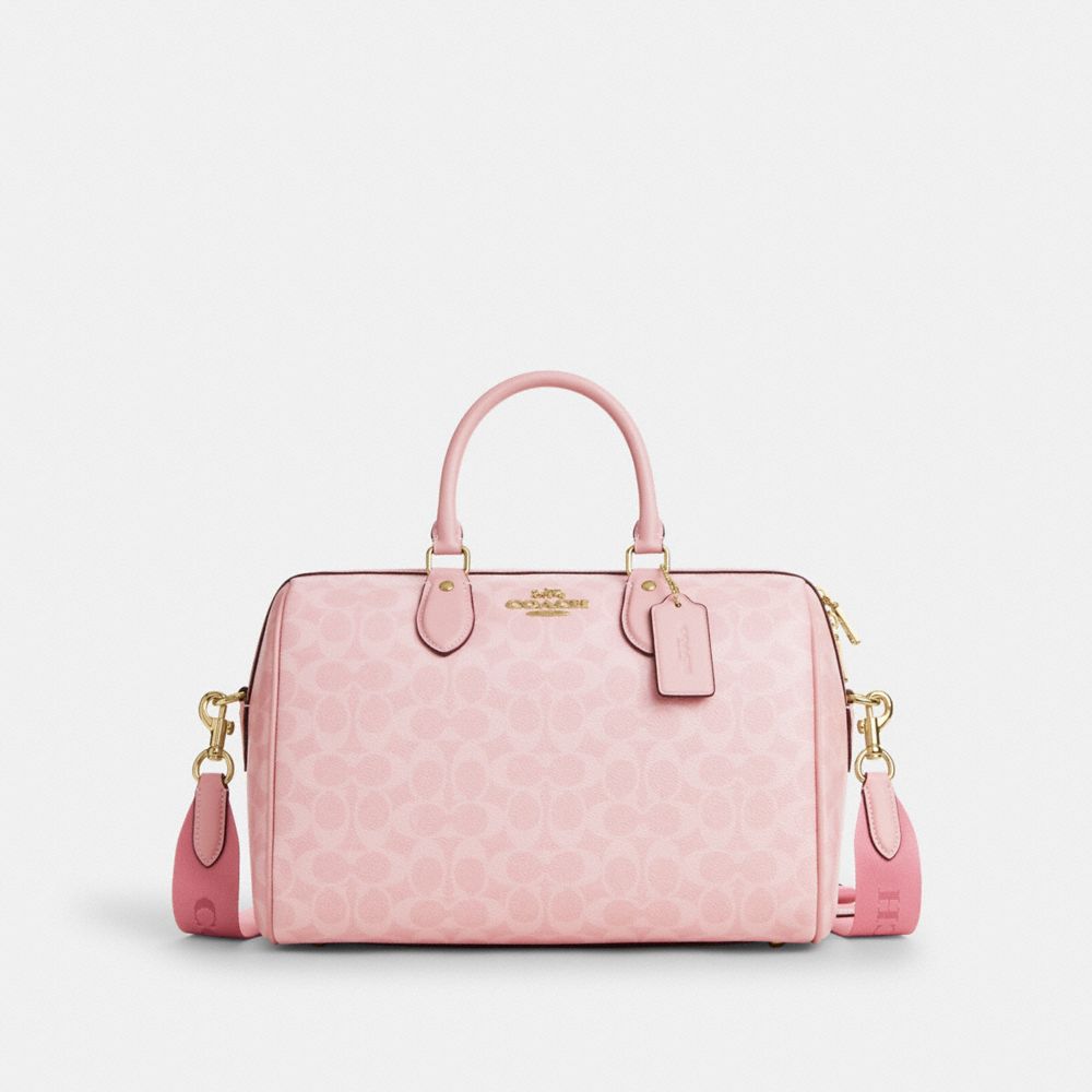 Rowan Large Satchel Bag In Signature Canvas