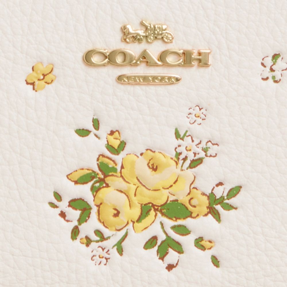 COACH®,ロング ジップ アラウンド ウォレット・フローラル プリント,長財布,ﾁｮｰｸ ﾏﾙﾁ