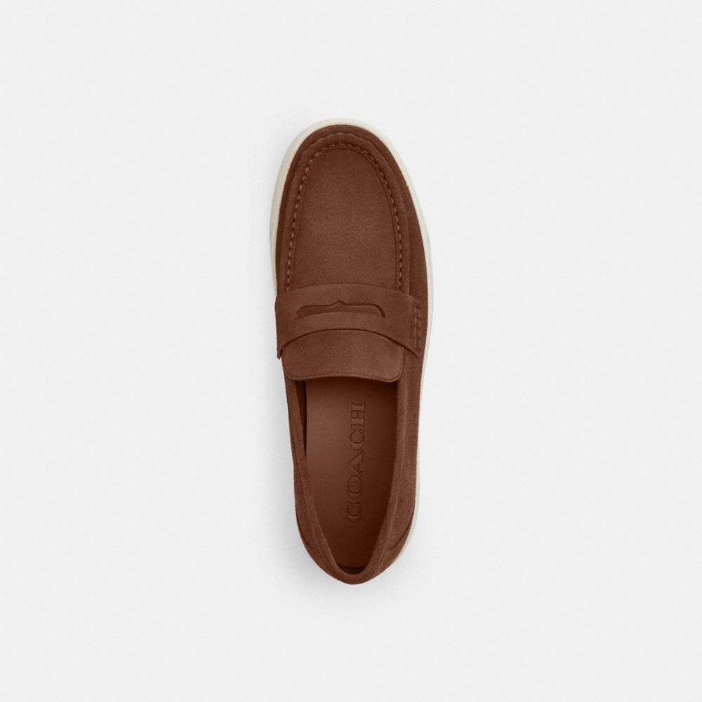 COACH®,Hybrid Loafer,Brown,Inside View,Top View