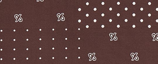 COACH®,Horse And Carriage Dot Print Silk Bandana,Silk,Bandana,Pattern,Casual,,Front View