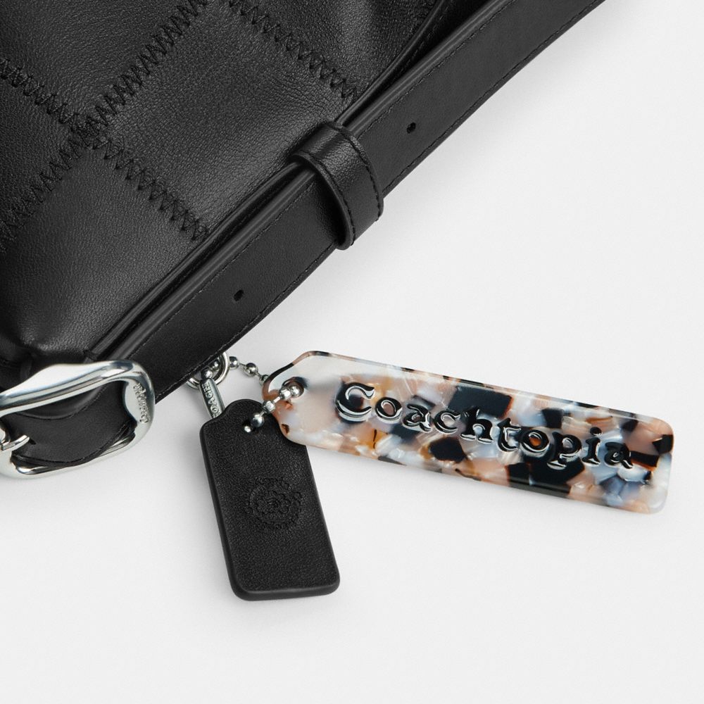 COACH®,Alter/Ego Large Shoulder Bag In Checkerboard Upcrafted Leather,
