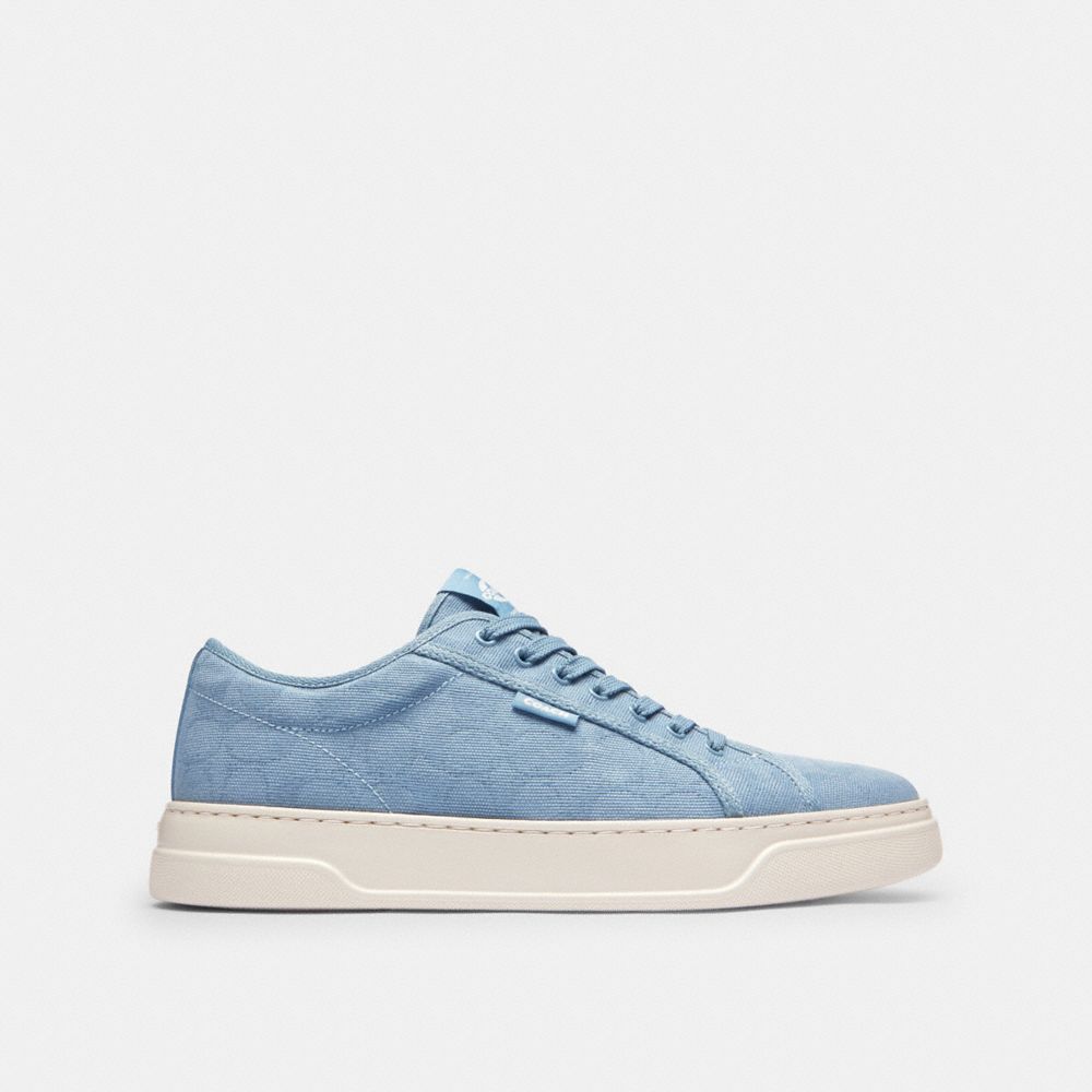 COACH®,Sneaker In Signature Jacquard,,Angle View
