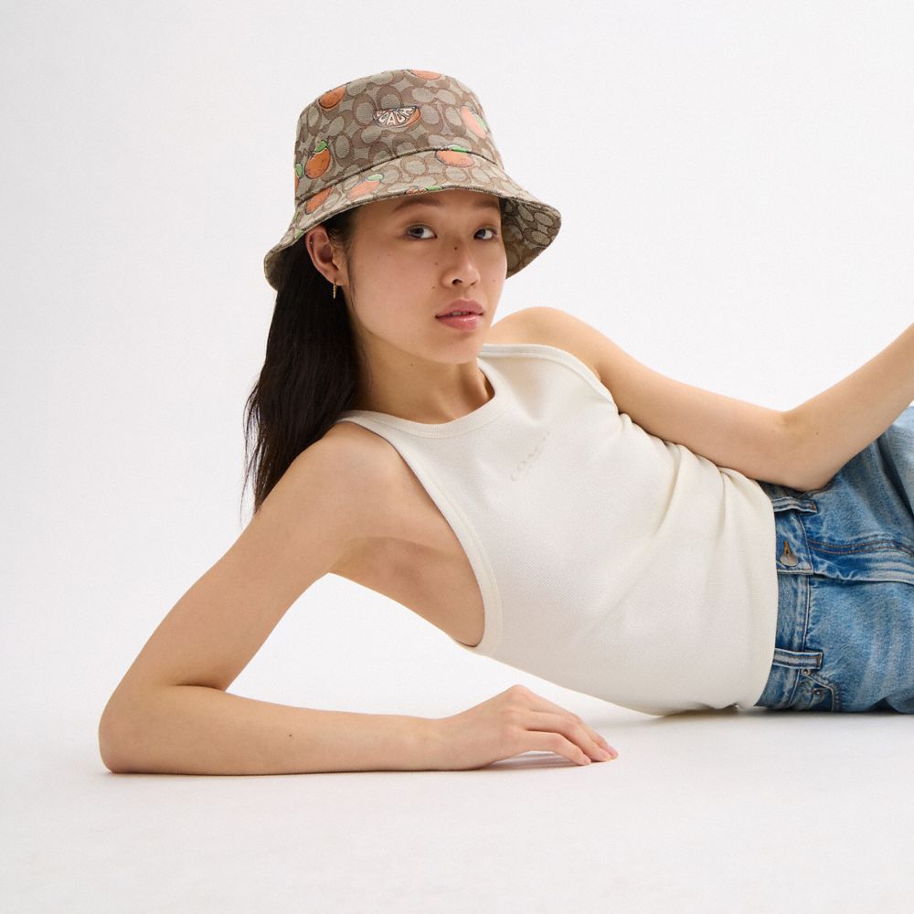 COACH®,Bronzé/Orange,Detail View