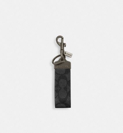 Loop Key Fob In Signature Canvas