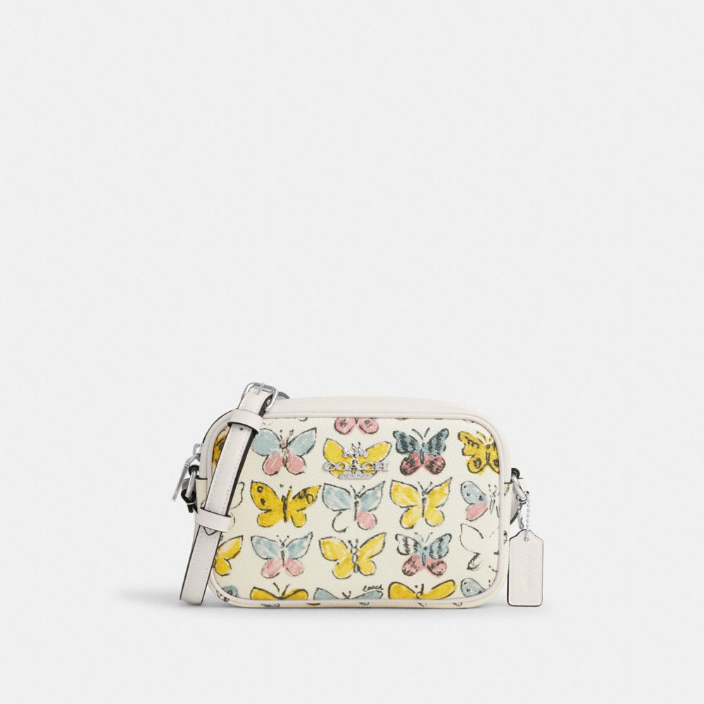 COACH®,Mini Jamie Camera Bag With Butterfly Print,,Front View