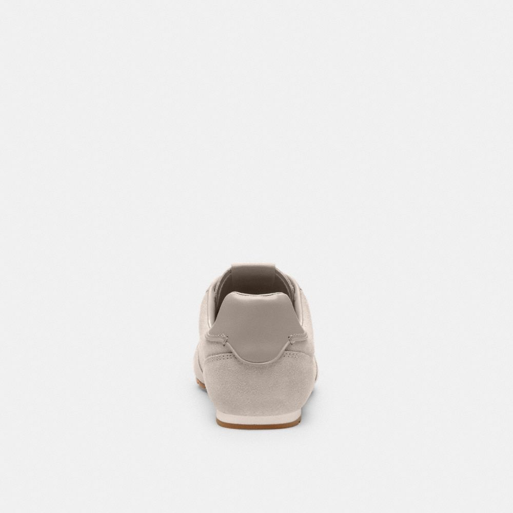 COACH®,Flat Sneaker,Gray,Alternate View
