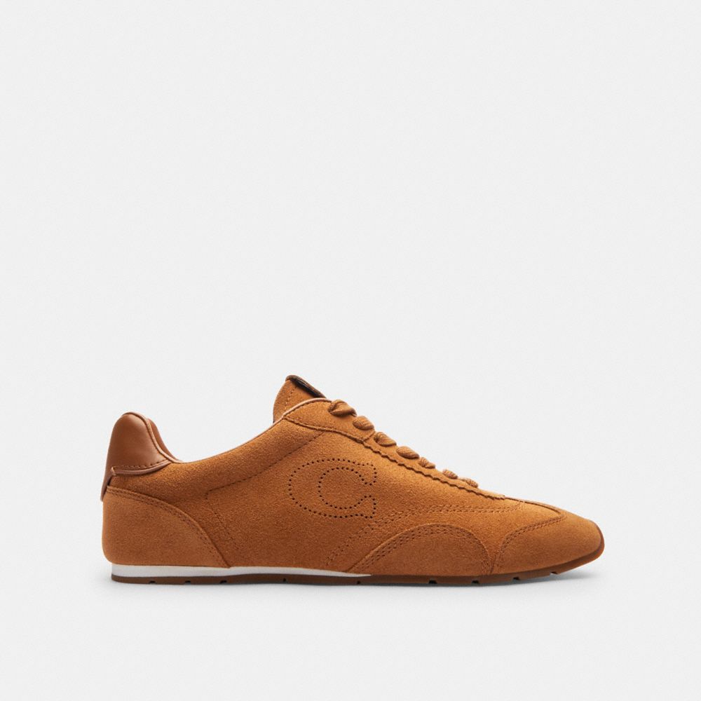 Coach Flat Sneaker In Brown