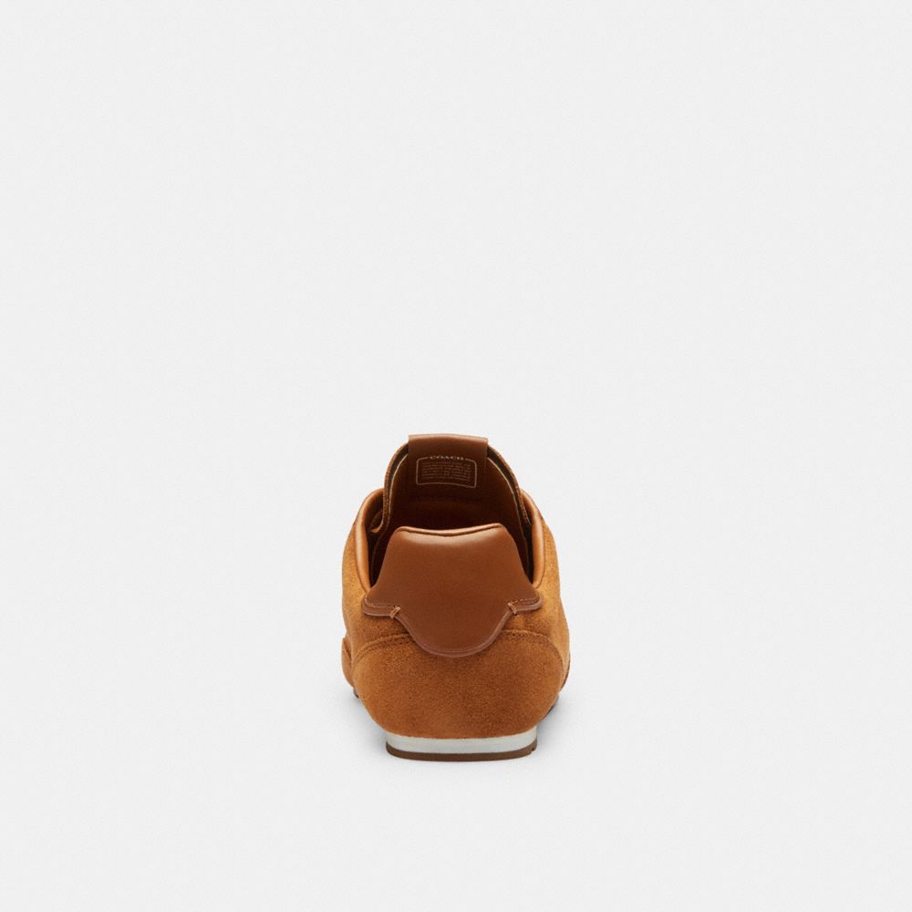 Coach Flat Sneaker In Brown