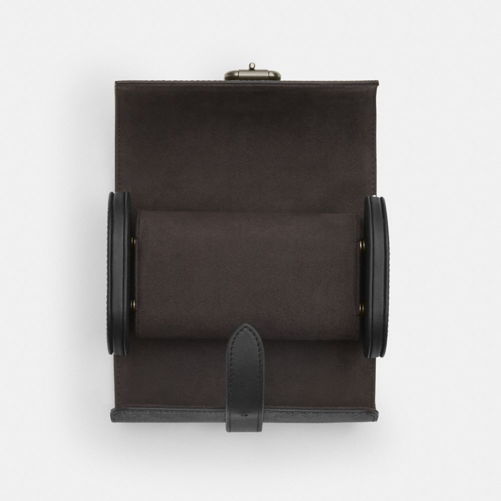 COACH®,Bronze Industriel/Anthracite/Noir,Inside View,Top View