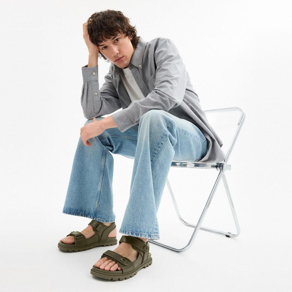 COACH®,Platform Sandal,,Detail View