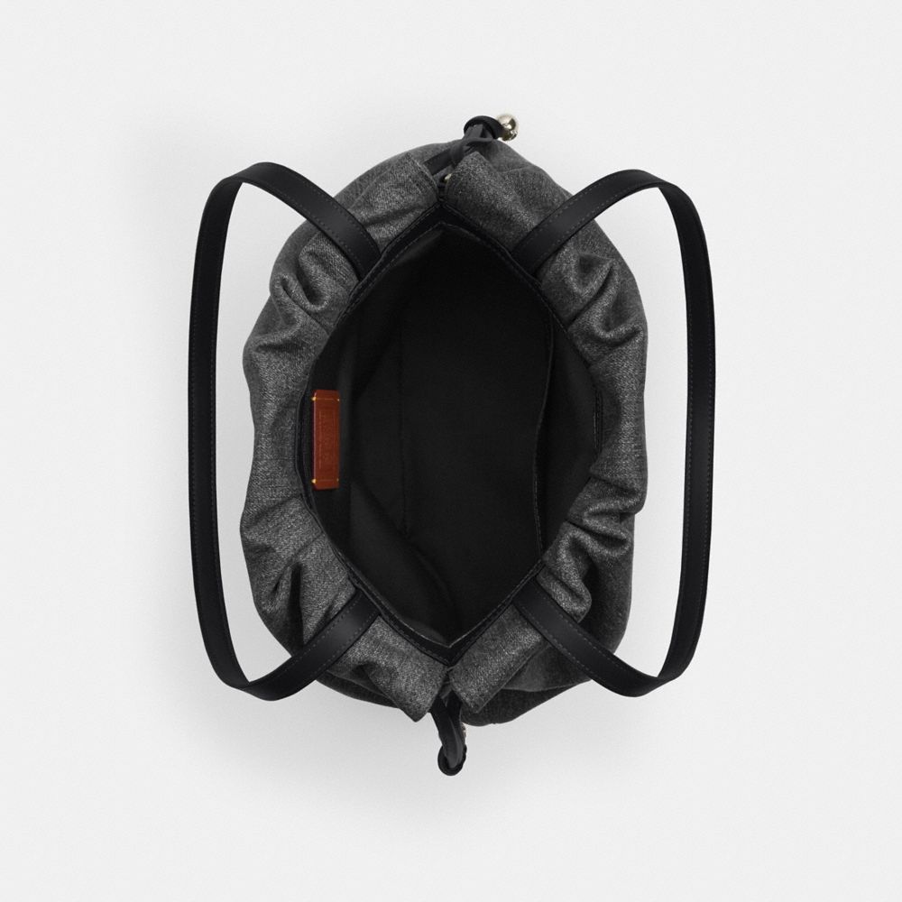 COACH®,フェイ ドローストリング トート バッグ,トートバッグ,ｳｫｯｼｭﾄﾞ ｸﾞﾚｰ