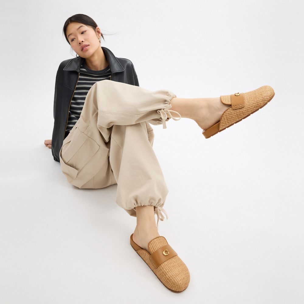 COACH®,Sculpted C Clog,,Detail View