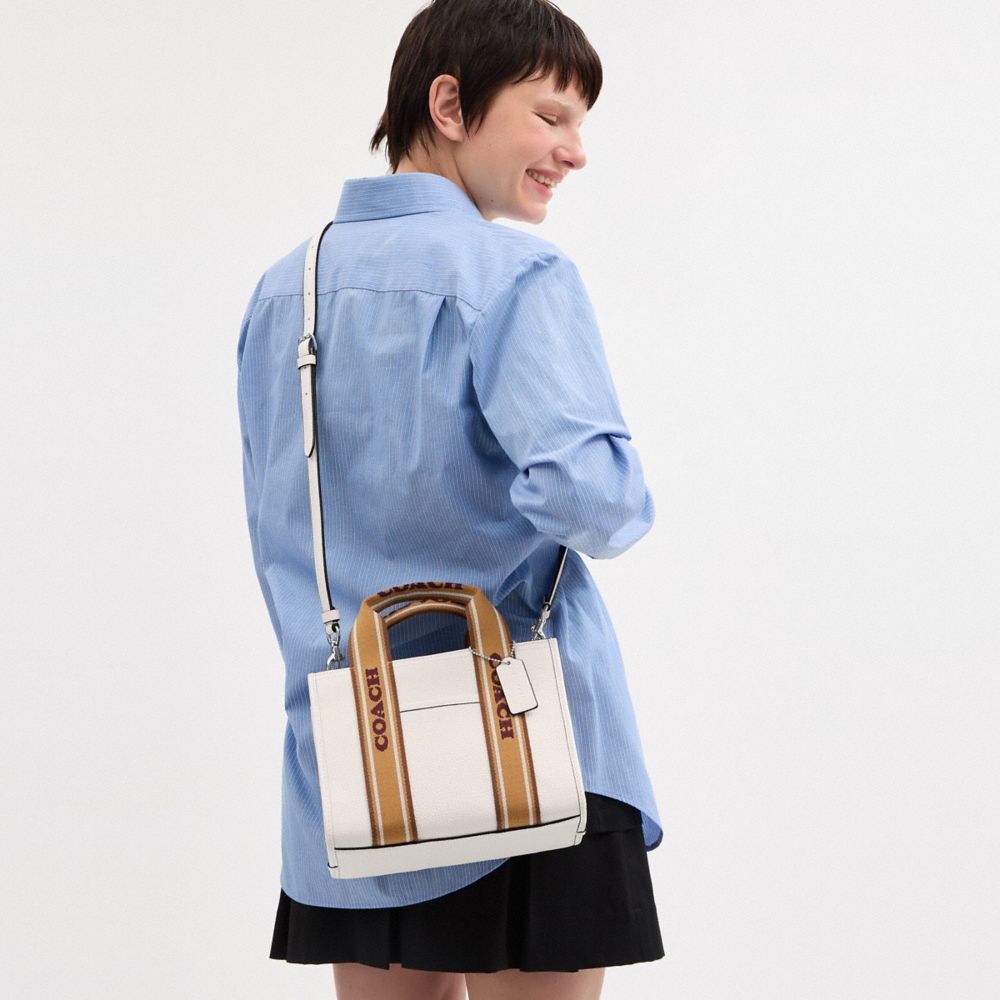 COACH®,Smith Tote Bag 24,Cream,Detail View