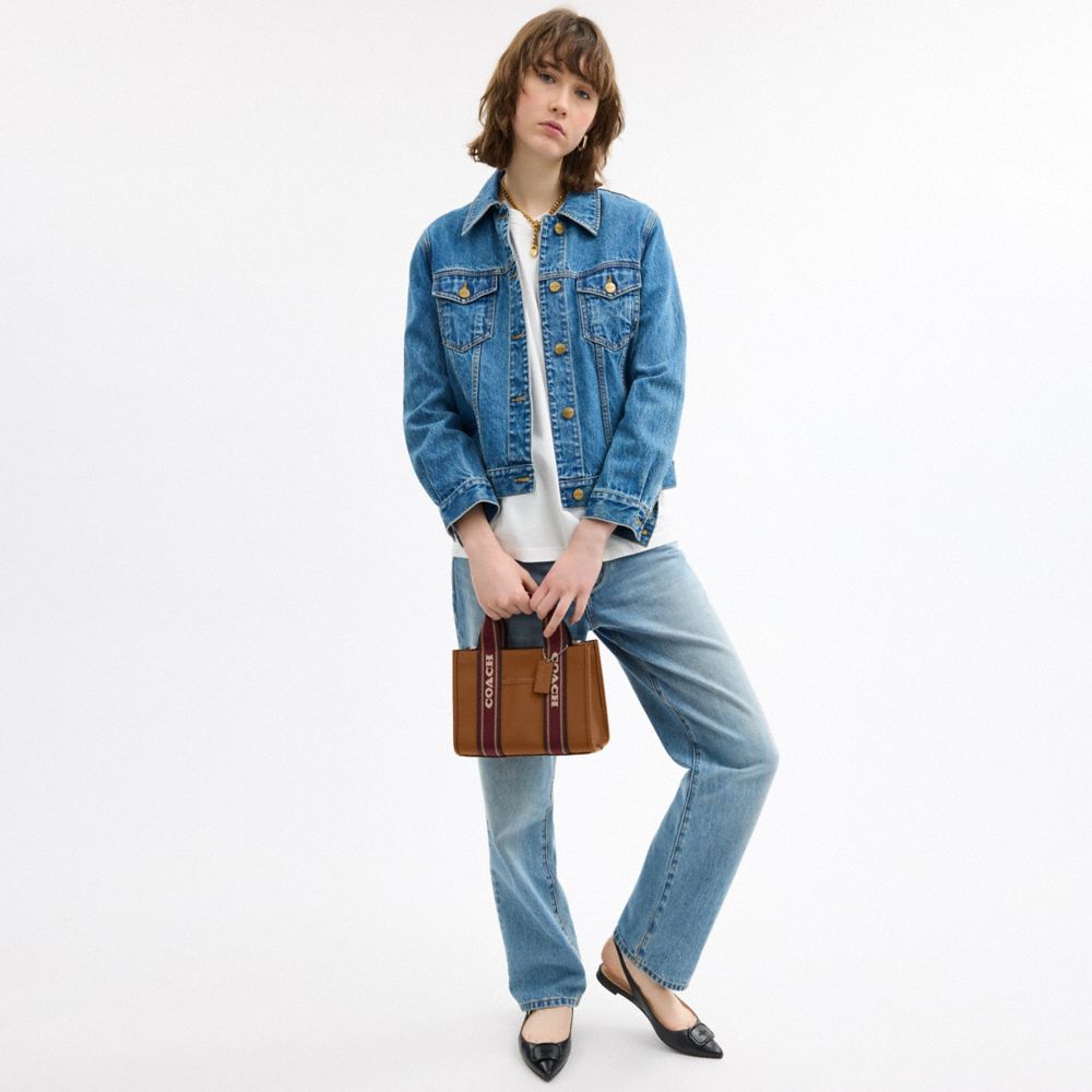 COACH®,スミス トート バッグ 24,トートバッグ,ｼﾙﾊﾞｰ/ﾍﾟﾆｰ ﾏﾙﾁ