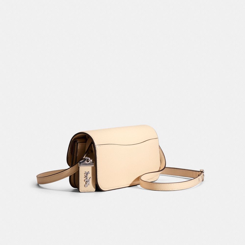 Coach Restored Idol Bag 23 In Silver/ivory
