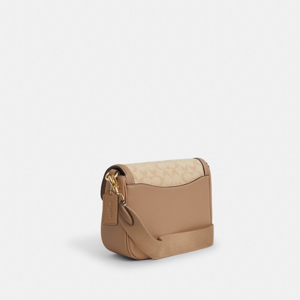 COACH®,B4/Naturel Foncé Multi,Angle View