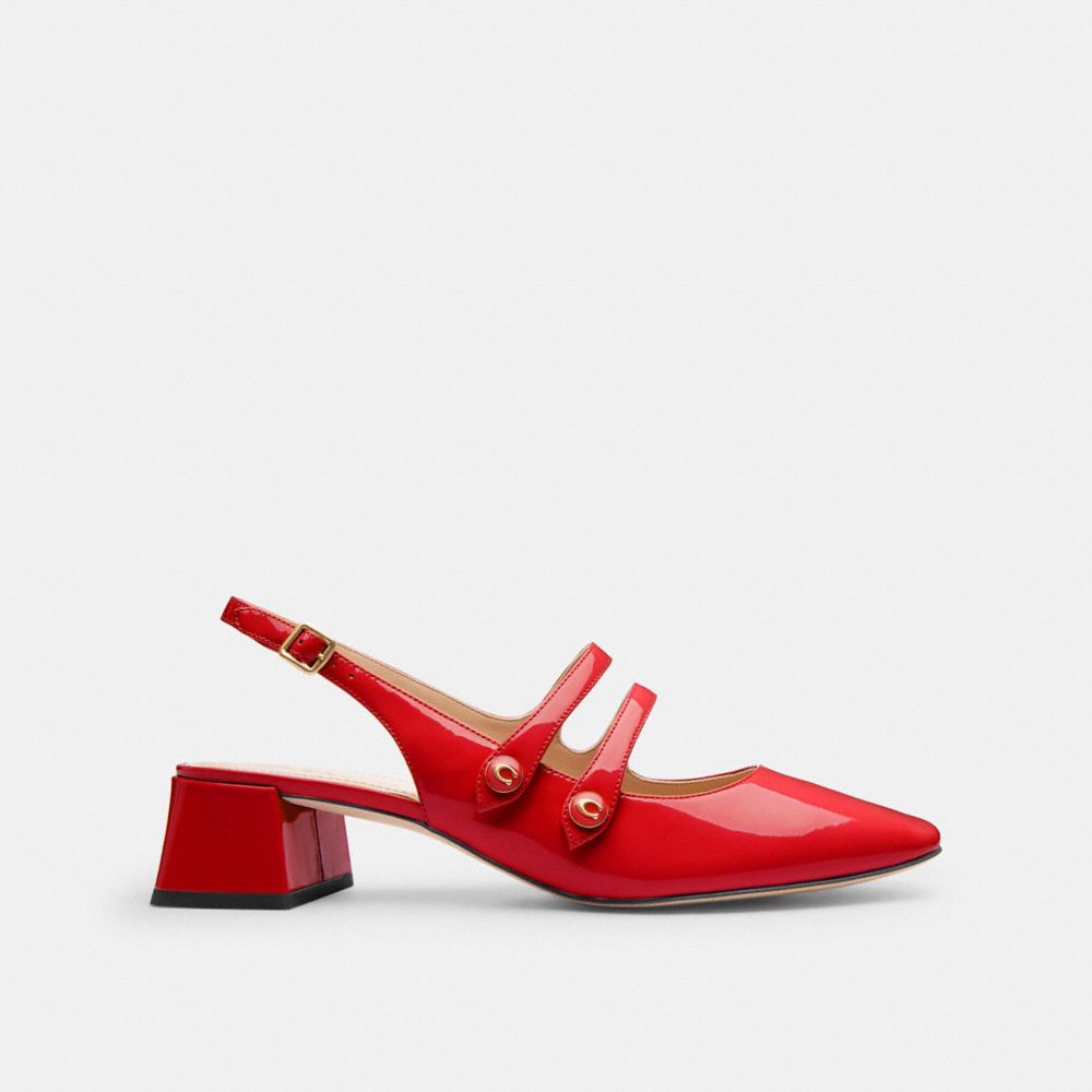 COACH®,Winley Slingback Mary Jane,,Angle View