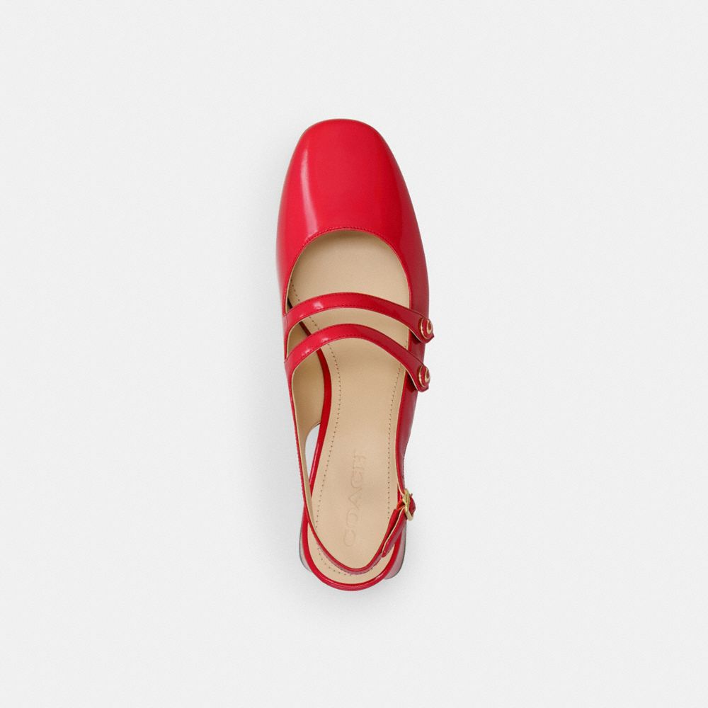 COACH®,Winley Slingback Mary Jane,,Inside View,Top View