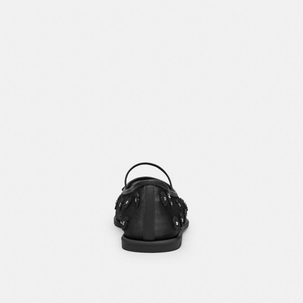 COACH®,Emilia Mary Jane With Tea Rose,,Alternate View