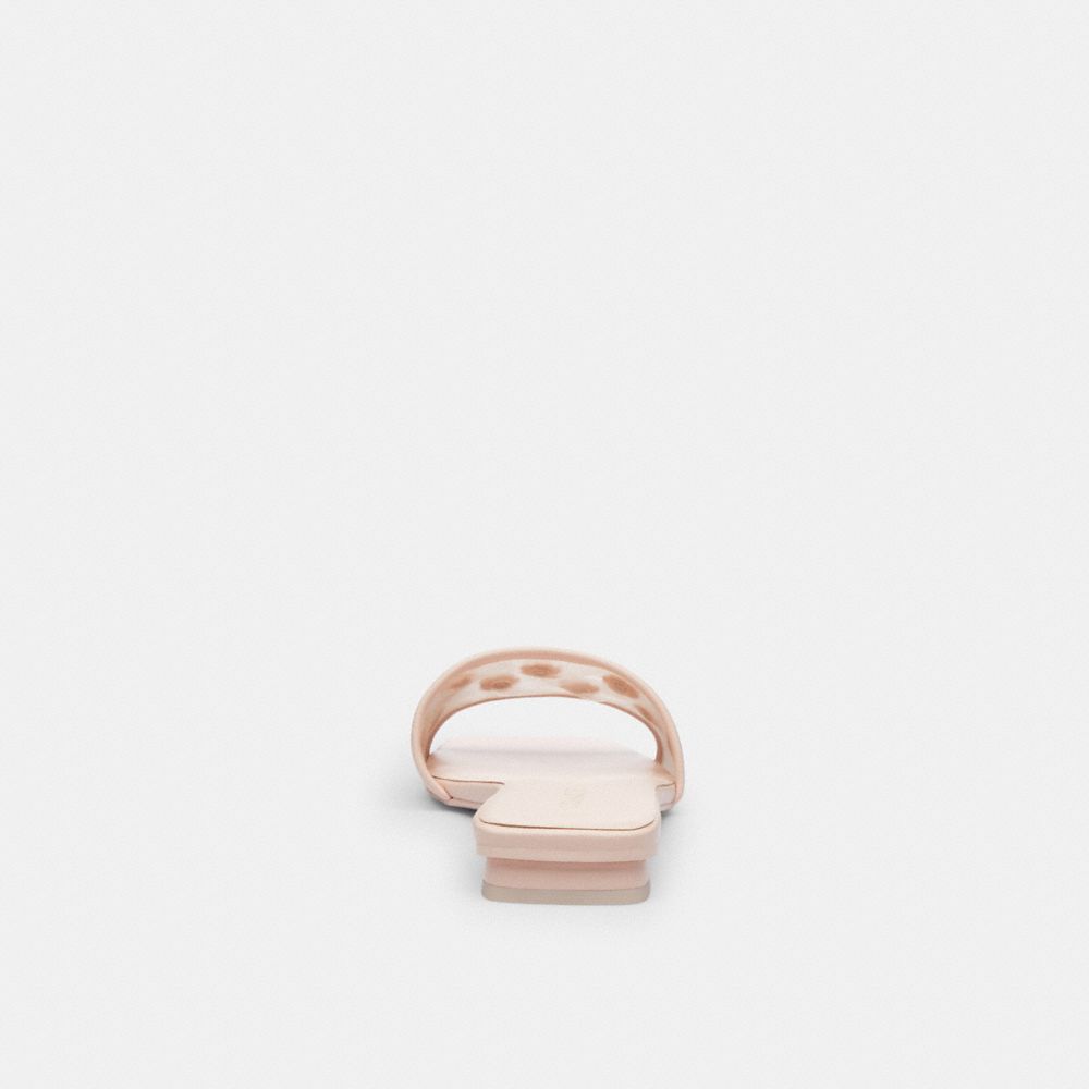 COACH®,Flat Sandal With Tea Rose,,Alternate View