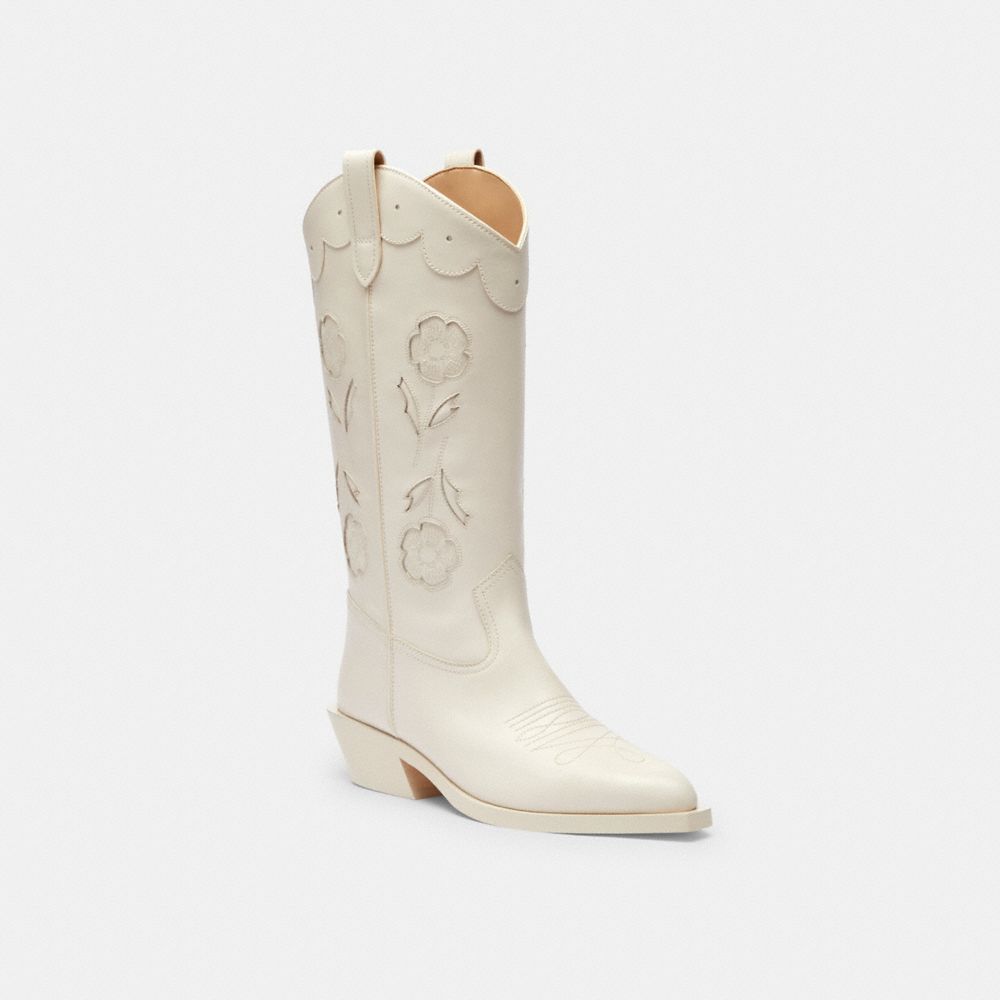 COACH®,Aria Cowboy Boot,,Front View