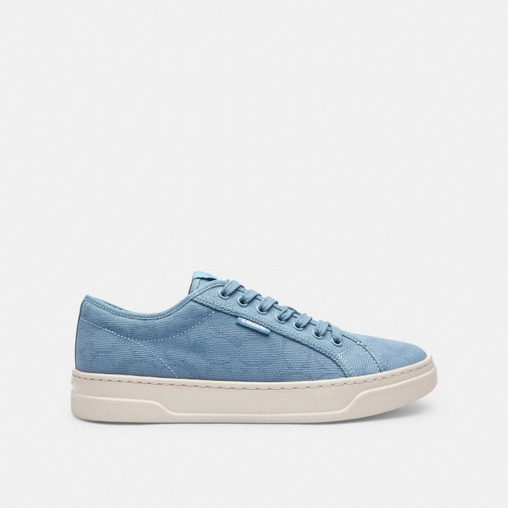 COACH®,BASKET EN TOILE,Jacinthe des bois,Angle View