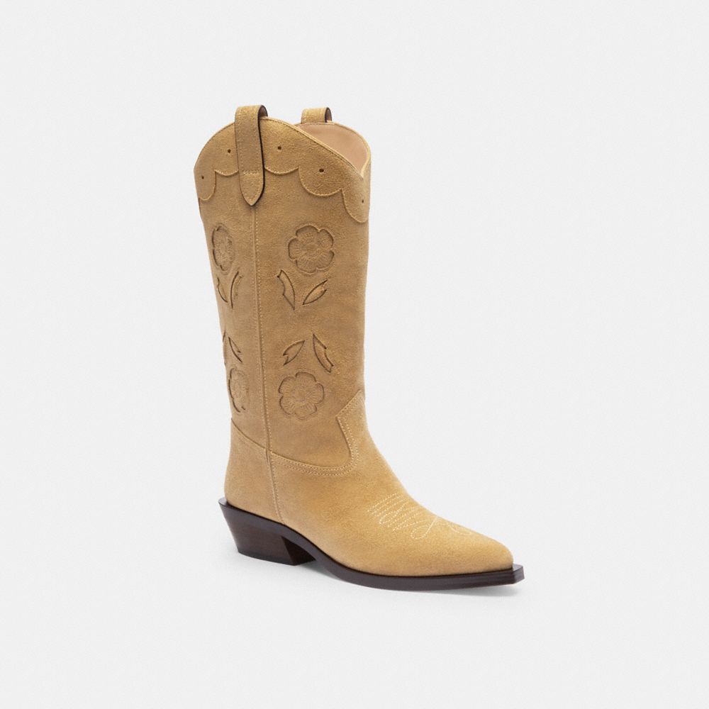 COACH®,Aria Cowboy Boot,,Front View