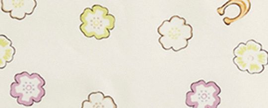 COACH®,ÉCHARPE LOSANGE EN SOIE AVEC IMPRIMÉ CASCADE ROSE THÉ,Craie