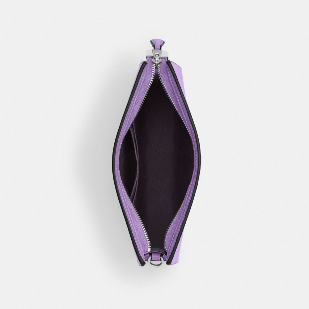COACH®,Slim Crossbody Bag,Purple,Inside View,Top View