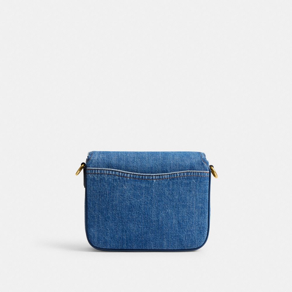 COACH®,Cassie Crossbody Bag 19,Blue,Back View