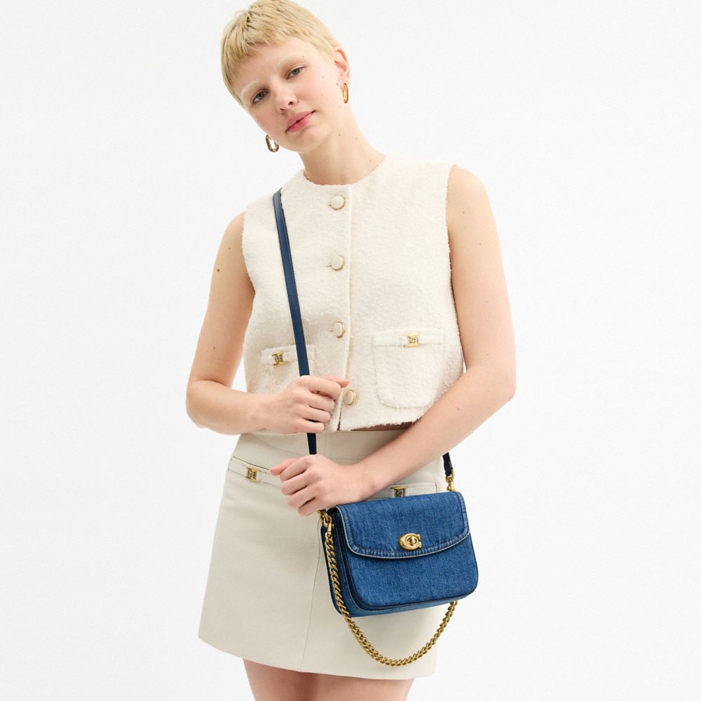 Coach In Brass/deep Blue