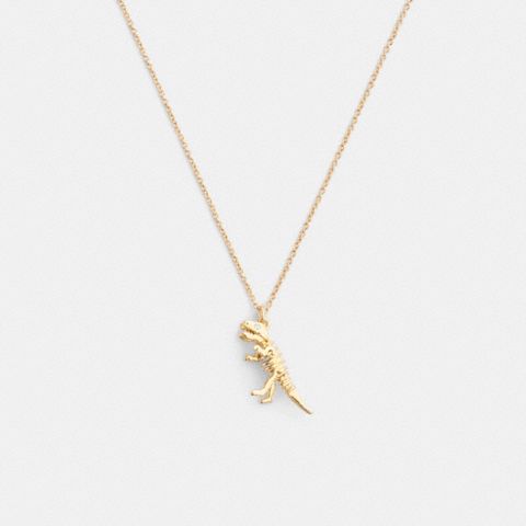 Coach Skeletal Rexy Pendant Necklace