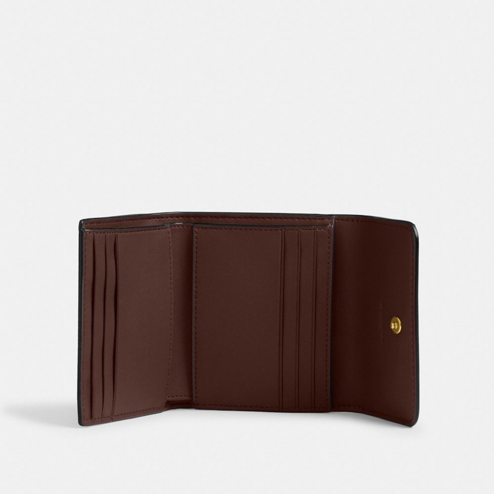Coach Mila Small Flap Wallet In Signature Canvas — фото 3