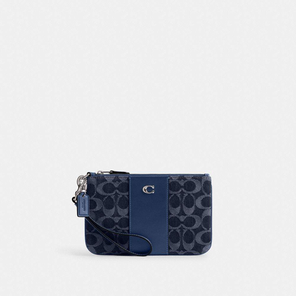 Coach In Silver/deep Blue Multi